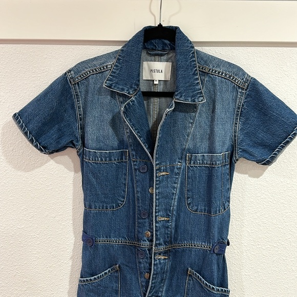 Pistola Grover Jean Jumpsuit. Size Extra Small.  Great Condition - Picture 6 of 8